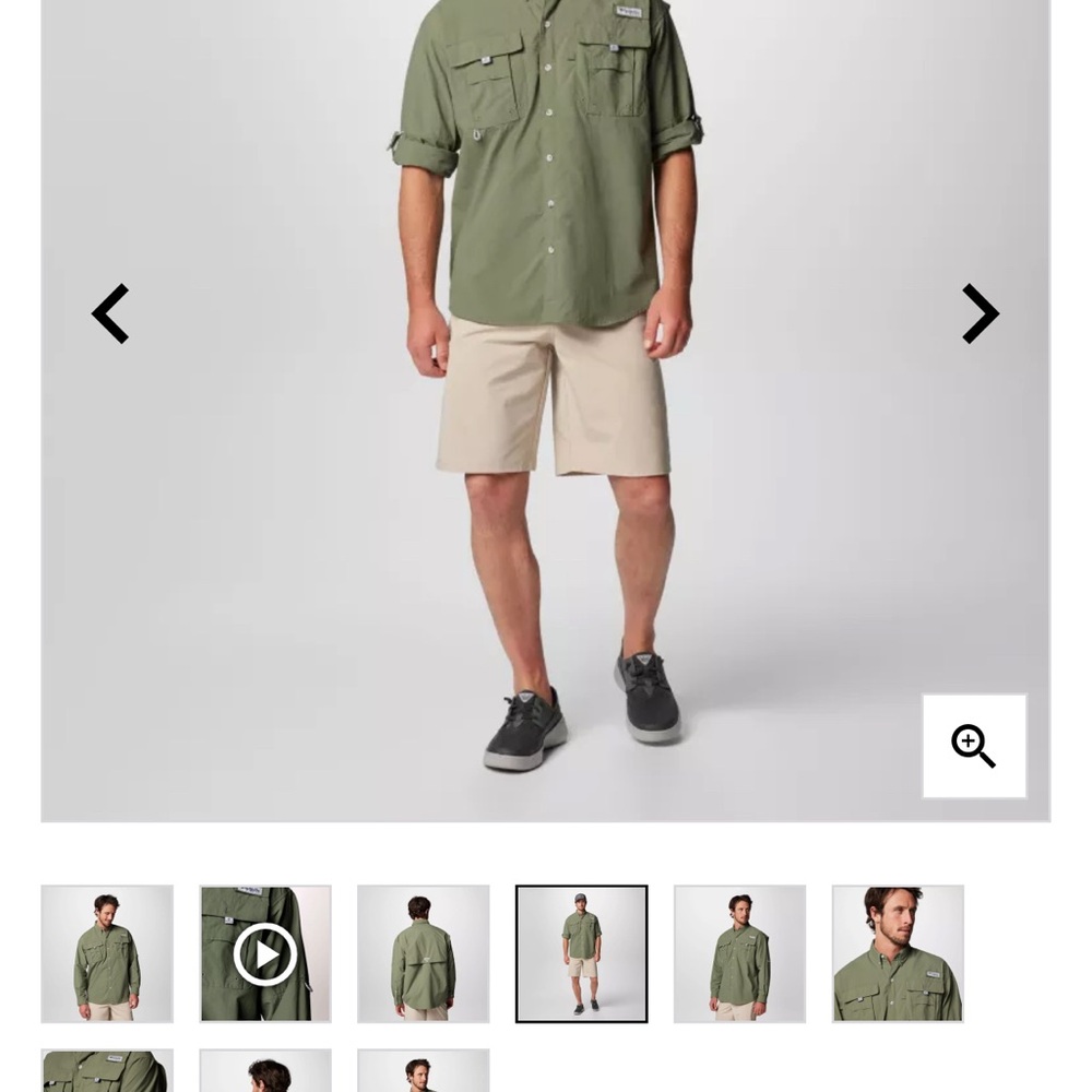 Columbia Sage Green Outdoor Shirt size XS oversized